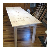 Unfinished Pine Table