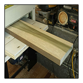Planing Poplar Board for Counter