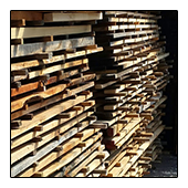 TreeHugger Lumber is stored as it continues to Dry